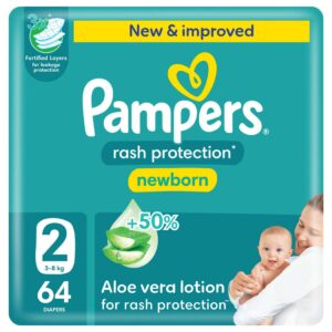 Pampers Diapers, 64 Count
