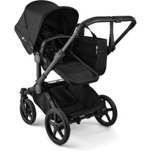 Bugaboo Donkey 5 Mono - Single Stroller to Double Stroller - Black/Midnight Black