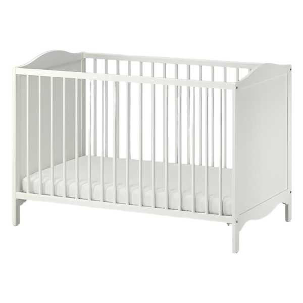 Ikea Smagora Crib available to rent in Riyadh from Wander Giggles